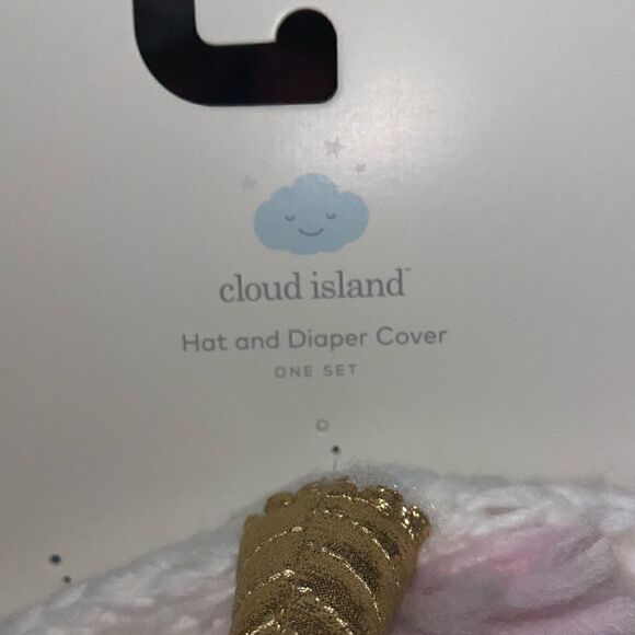 BABY Unicorn Hat & Diaper Cover Set - Picture 4 of 4